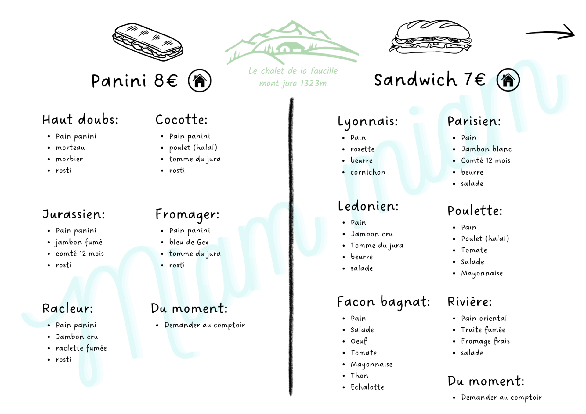 Panini sandwich